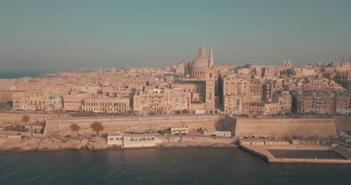 antigua capital de La Valeta en Malta