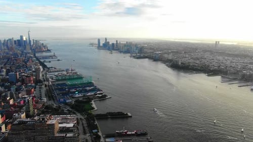 Skyscrapers and Buildings in Manhattan New York City Skyline