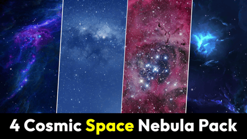 Cosmic Space Nebula Countdown and Title Reveal