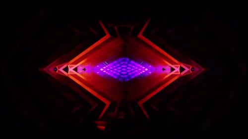Travel Through The Galaxy Tunnel Vj Loop 4K