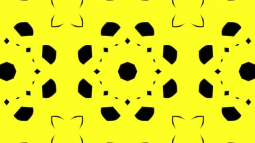 Abstract yellow geometric