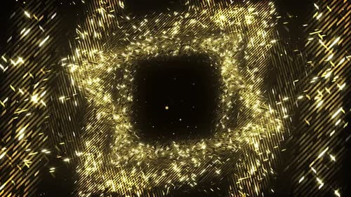 Goldener Glitzer