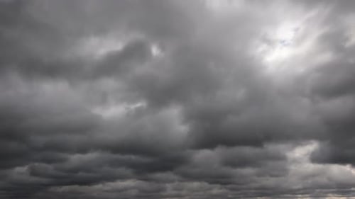 Ominous Storm Clouds Churning in the Sky