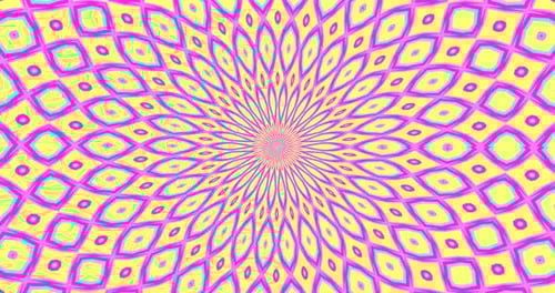 Abstract Geometric Kaleidoscope Pattern Motion Background Loop