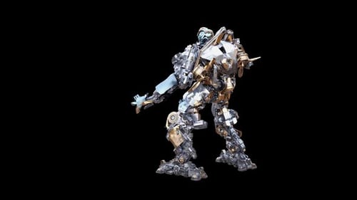 89 Roboter tanzen Stehend Magic Attack HD