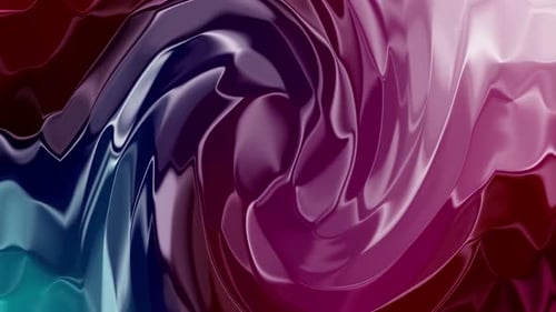 Glossy Abstract Fluid Background with Shifting Colors