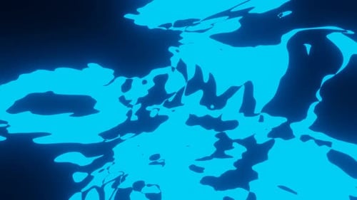 Fondo de movimiento abstracto de ondas líquidas fluidas de neón azul