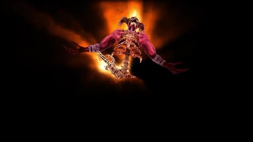 The Hell Creature VJ Loop