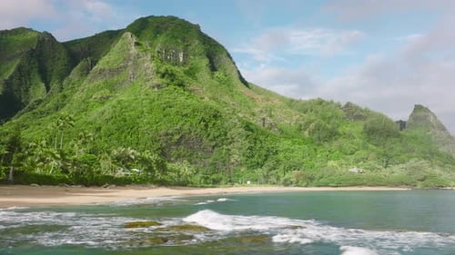Tropical Island Adventure Aerial Scenic Hawaii Nature Landscape Summer Vacation