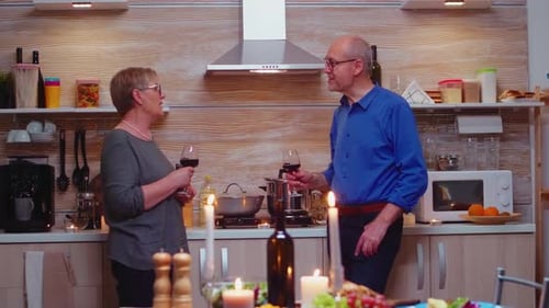 Huband and Wife Discussing
