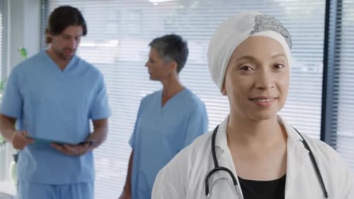 Medical Staff in Clinic Setting