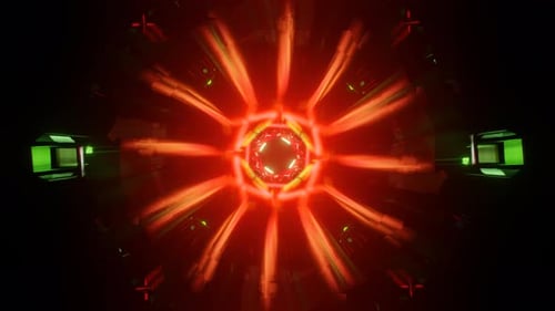 Psychedelic Cross Patterns Animation Geometric Colorful Background