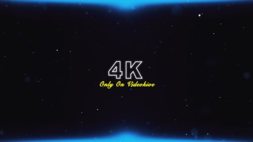 Elegant Blue Particle and Glow Background Loop