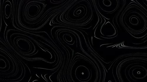 digital flowing dots
