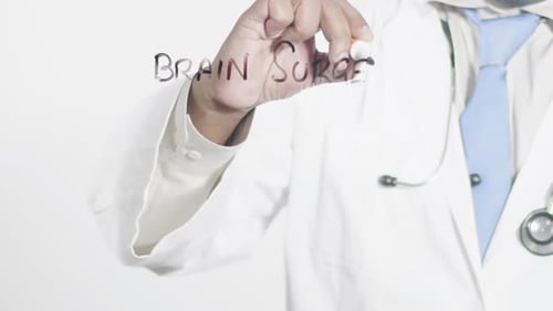 Asian Doctor Writes Brain Surgery