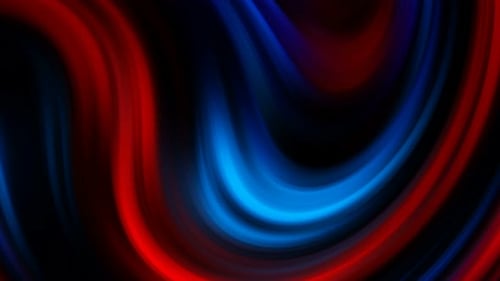 Seamless Loop in Creative Design of 3d Background with Neon Colors and Liquid Gradients