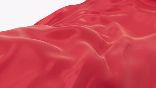 Fluid Red Abstract Wave Seamless Loop Background