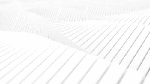 White Cubes Waves Abstraction