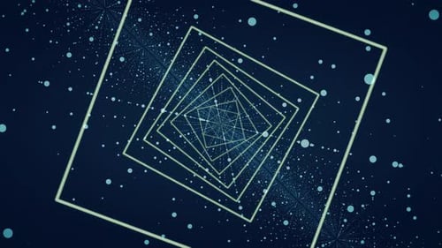 Colorful magnetic rhombus tunnel