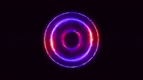 Drawn Glowing Circle