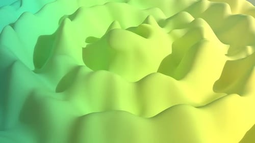 Colorful Liquid Gradient Wax Wave Dynamic Futuristic Shapes Able To Loop Seamless