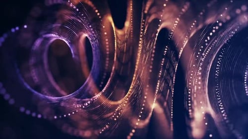 Fundo Dourado Gráficos em Movimento Fundo Animado