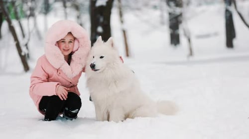 Child with Dog in the Park