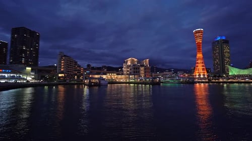 Beautiful architecture building in Kobe city Japan