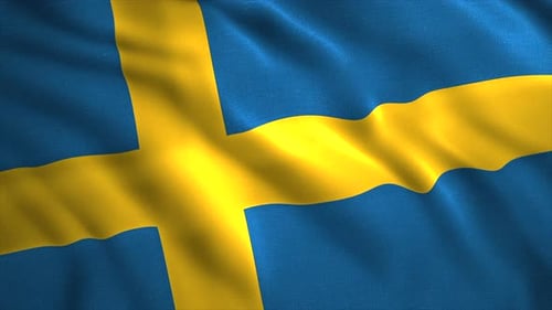 Background with Waving Flag of Country