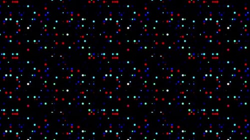 Abstract Glitch Grid Looping Digital Pixels Background