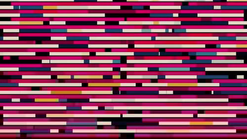 Digital Geometric Horizontal Bar Pattern Loop Background