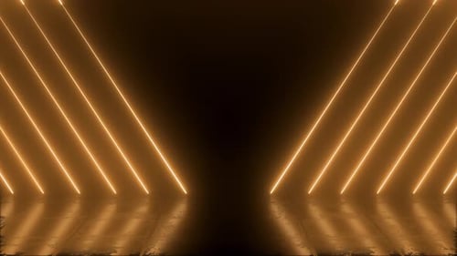 Abstract Neon Lines Background