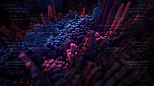 Background 3 D Infographic Shapes