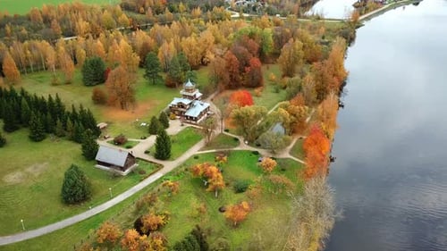 Automne doré dans un domaine de campagne 16