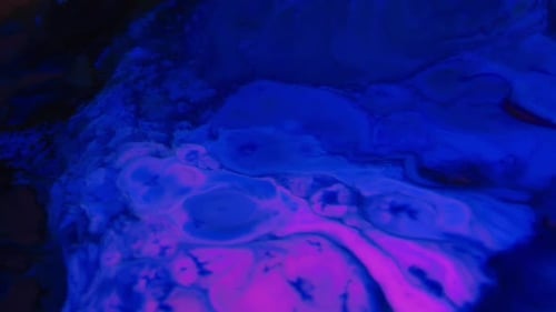 Blue and Pink Fluid Texture with Swirling Colors