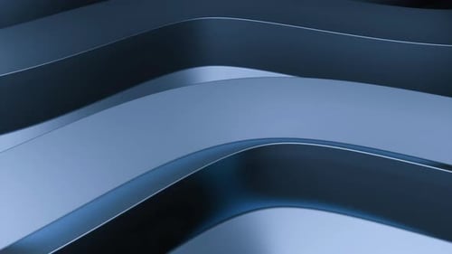 Smooth Flowing Waves Abstract Background Animation