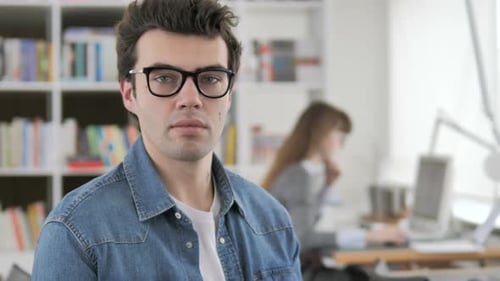 Portrait of Creative Man in Office