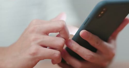 Woman use of smart phone