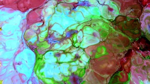 Abstract Paint Colours Diffusion