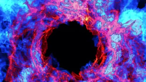 Dynamic Abstract Plasma Energy Vortex Loop Reveal