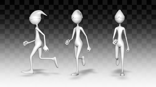3d Character Man Run (3 Pack)