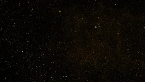 Golden Sparkle Particle Overlay Loop Background