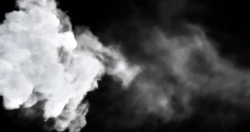 Rauch und atmosphärische Effekte für Videoeditor, Kompositionen.