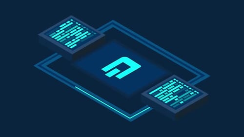 Isometric Technology Data Logo Reveal Animation