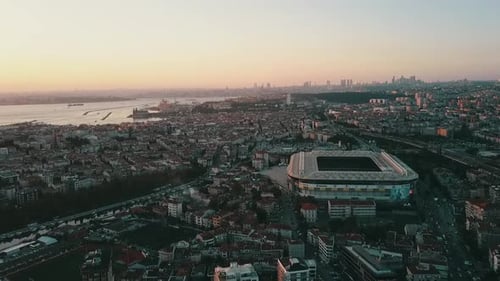 Fenerbahce Stadium Aerial
