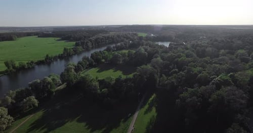 Fields, Forests and a River