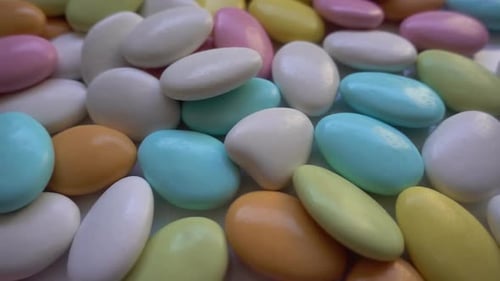 Colorful Almonds Background