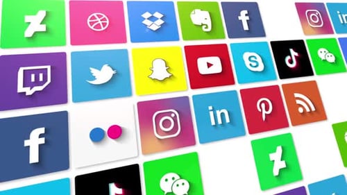 Social Networks Background White