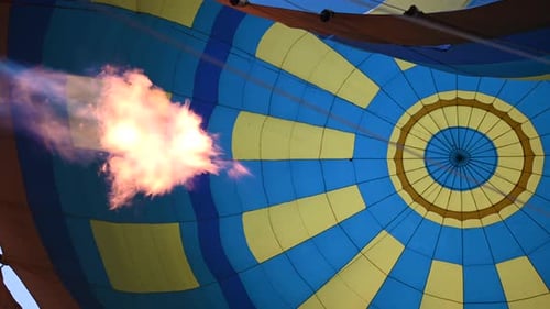 Hot Air Balloons Open Festival Balloons of Different Colours Fly Over Rocky Mountains Balloons