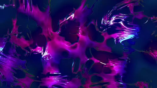 Liquide étirement coloré